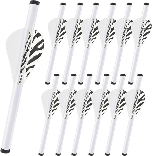 Packs arrow fletching with - arrow,