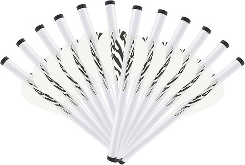 Packs arrow fletching with - 12,
