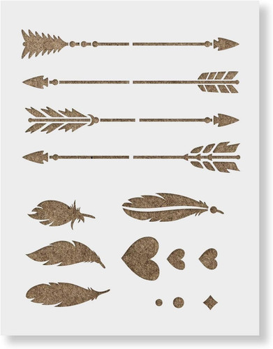 Arrow kit stencil arrows - -,